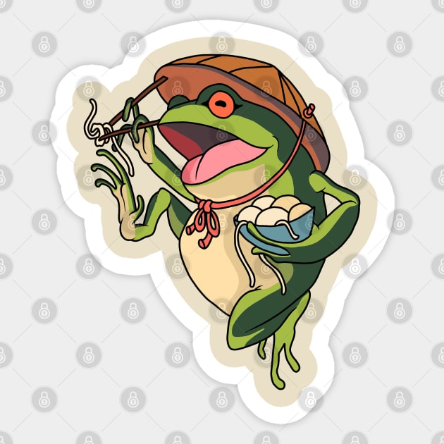 Frog Sticker by valentinahramov